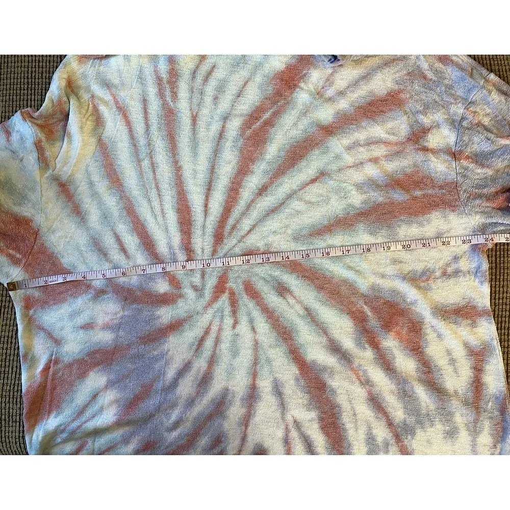 Free People Tie Dye Sweater Drawstring Top